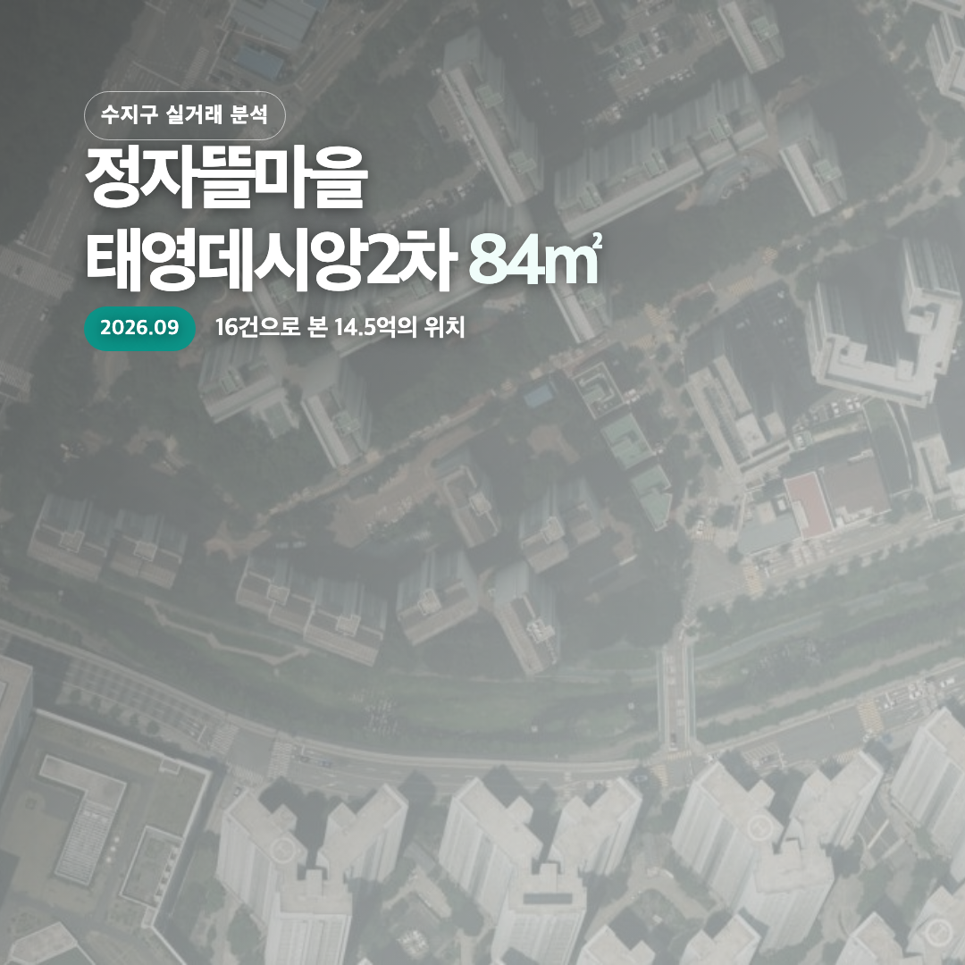 정자뜰마을태영데시앙2차 84㎡ 14.5억 대표 이미지